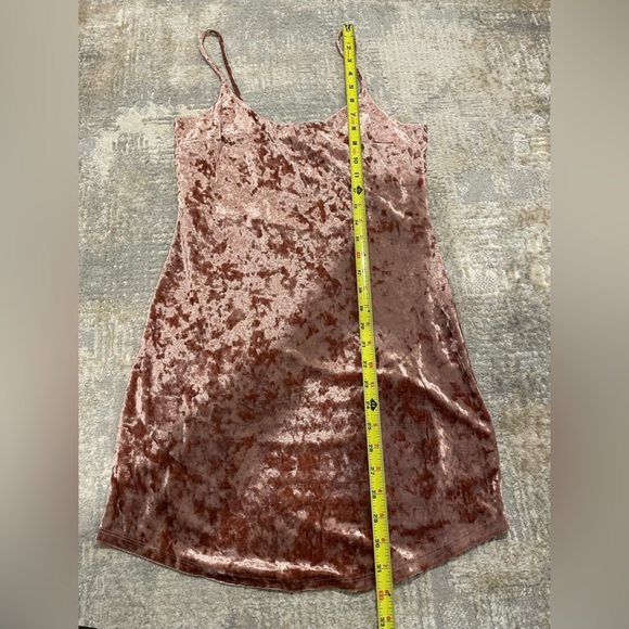 Forever 21 Crushed Cami Velvet Mini Dress Size Small New Years Eve Dress! NWT - Picture 8 of 9